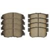 Front and Rear Ceramic Brake Pads Kit