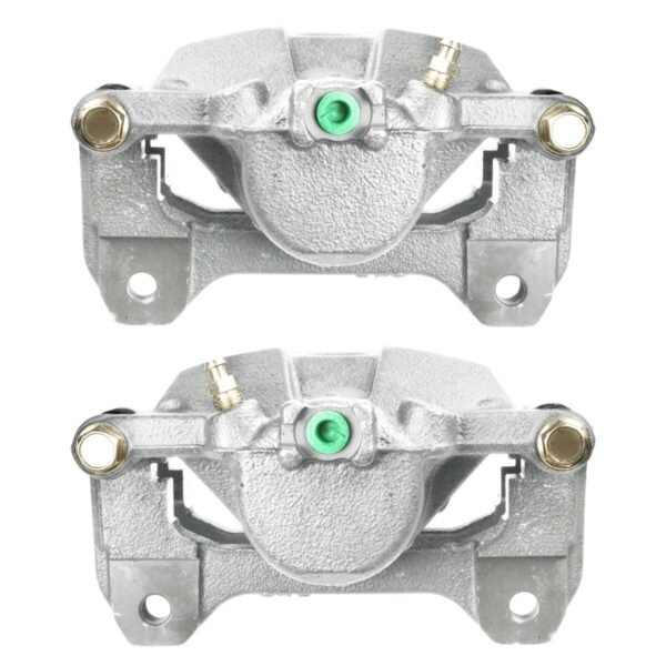 Front New Brake Calipers with Bracket Set of 2 Driver and Passenger Side