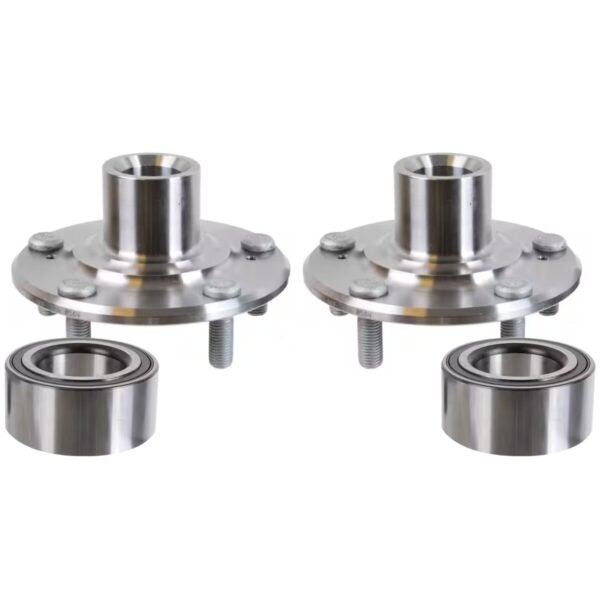 Front Wheel Bearing Hub Assembly Set of 2 Driver and Passenger Side
