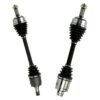 2004 Acura TSX Front New CV Axle Shaft Assembly Neoprene Boots Set of 2 Driver and Passenger Side