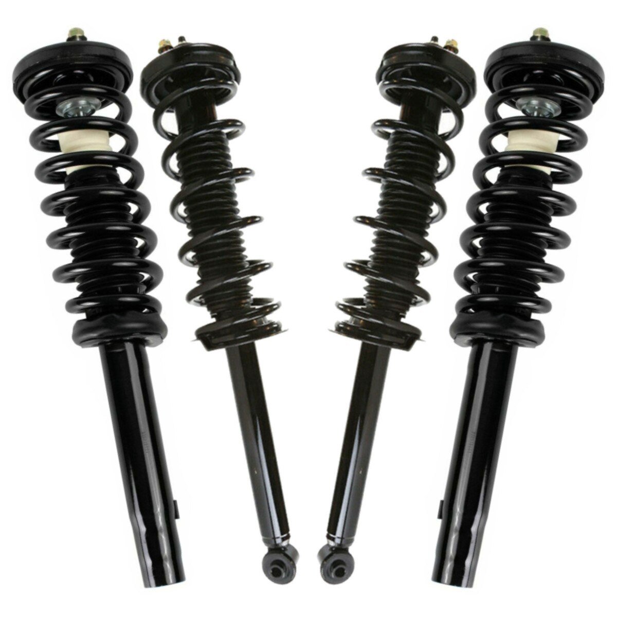 Front & Rear Complete Struts and Coil Springs Set of 4