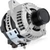 11195 Car Alternator Fit for Toyota Camry 07-09, Corolla 09-10, Matrix 09-13, for Pontiac Vibe 09-10, Scion xB L4 2.4L Replacement Alternators 88975511,1042104881 100 Amp, 7-Groove Pulley