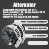LEVANLIGHT | Alternator | Compatible with Chrysler 200, Town & Country； Dodge Avenger ；Ram ；Volkswagen Routan | V6 3.6L, 12V 160 Amp, 6-Groove Pulley | REPLACE# 11570N 4801624AE - Image 3