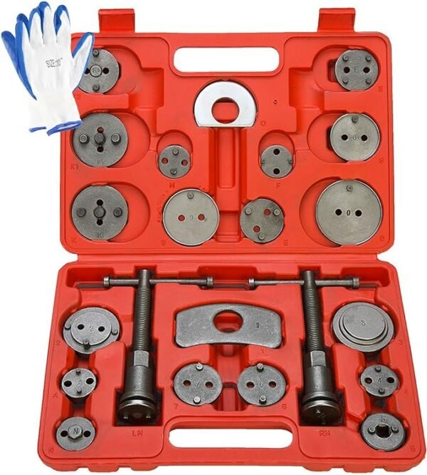 8milelake 22pcs Professional Disc Brake Caliper Wind Back Tool Kit