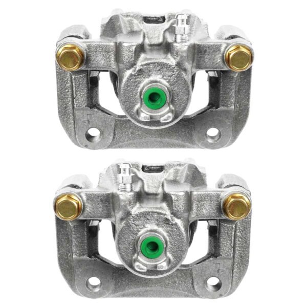 Rear New Brake Calipers with Bracket Set of 2 Driver and Passenger Side