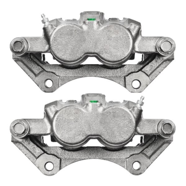 Front New Brake Calipers with Bracket Set of 2 Driver and Passenger Side
