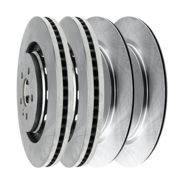 Front and Rear Brake Rotors Set of 4