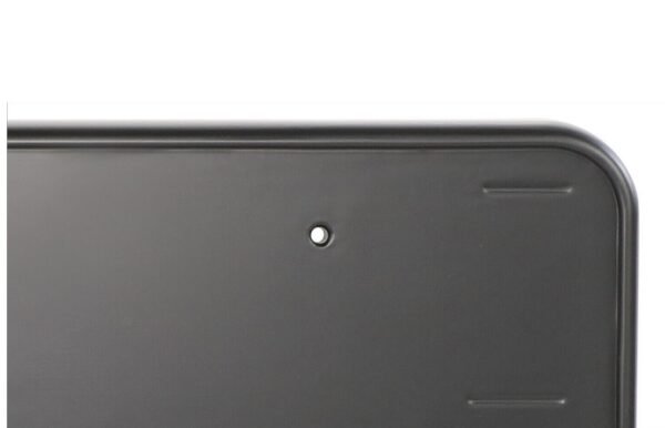 LICENSE PLATE BRACKET FR BLACK W/O MOUNTING HARDWARE - Image 4