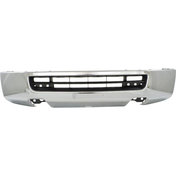 BUMPER FACE BAR FR CHROME W/O FOG LAMPS STEEL