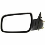 DOOR MIRROR LH POWER HTD BLACK W/O MEMORY
