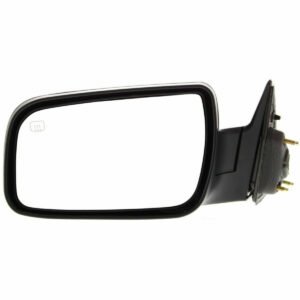 DOOR MIRROR LH POWER HTD BLACK W/O MEMORY