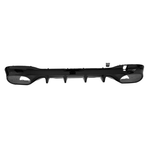 BUMPER RR LOWER BRIGHT BLACK W/TOW HOOK / AERODYNAMIC PKG