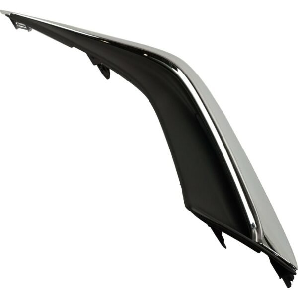 BUMPER MOULDING FR LH BLACK/CHROME W/O F-SPORT 2-PIECE