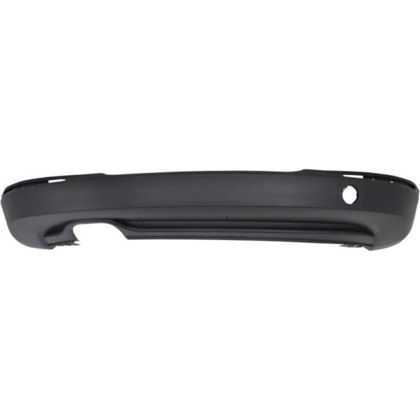 BUMPER RR LOWER TEXTURED BLACK W/O SENSOR/TRIALER HITCH HOLE/R-LINE