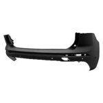 BUMPER RR W/ 4 SENSORS FOR MOMENTUM/R-DESIGN MODEL (W/O SLOTS FOR CHROME TRIM AROUND REFLECTORS)