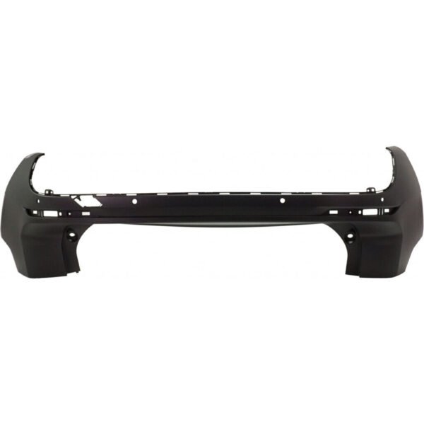 BUMPER RR W/4 PARK ASSIST SENSOR W/O SLOTS FOR CHROME TRIM