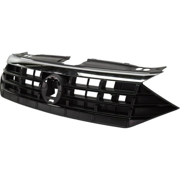 GRILLE CHROME UPPER MOULDING/BLACK LOWER MOULDING FOR R-LINE MODEL